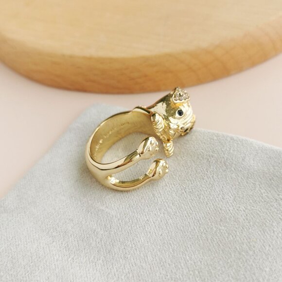 Kate Spade Puppy Wrap Ring | ｜ #7 - Picture 3 of 4